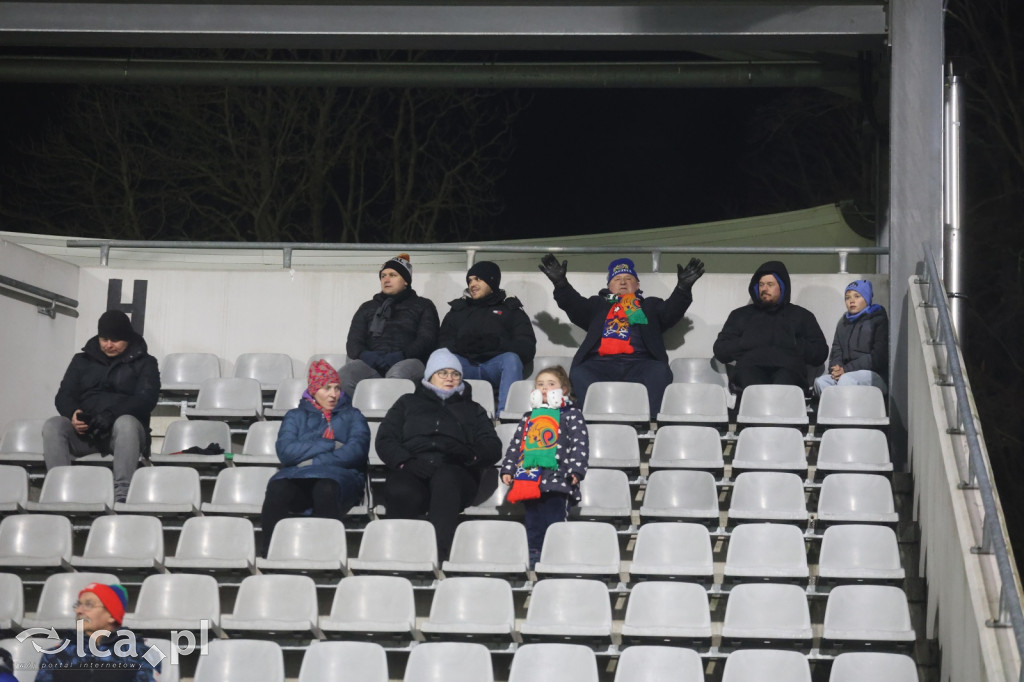 Kibice na meczu Miedzi z Tychami
