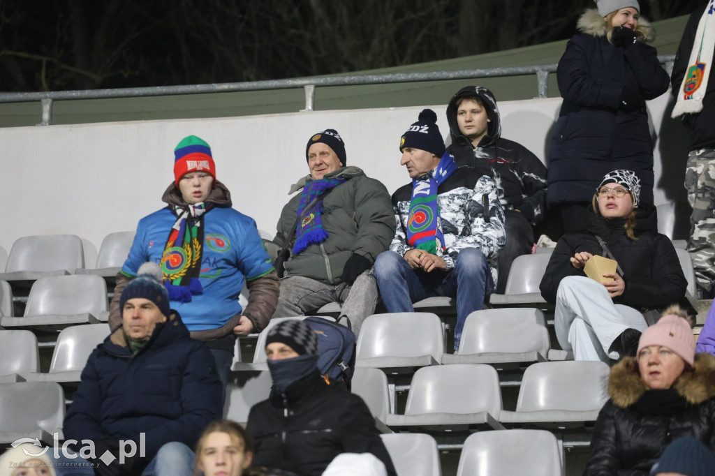 Kibice na meczu Miedzi z Tychami