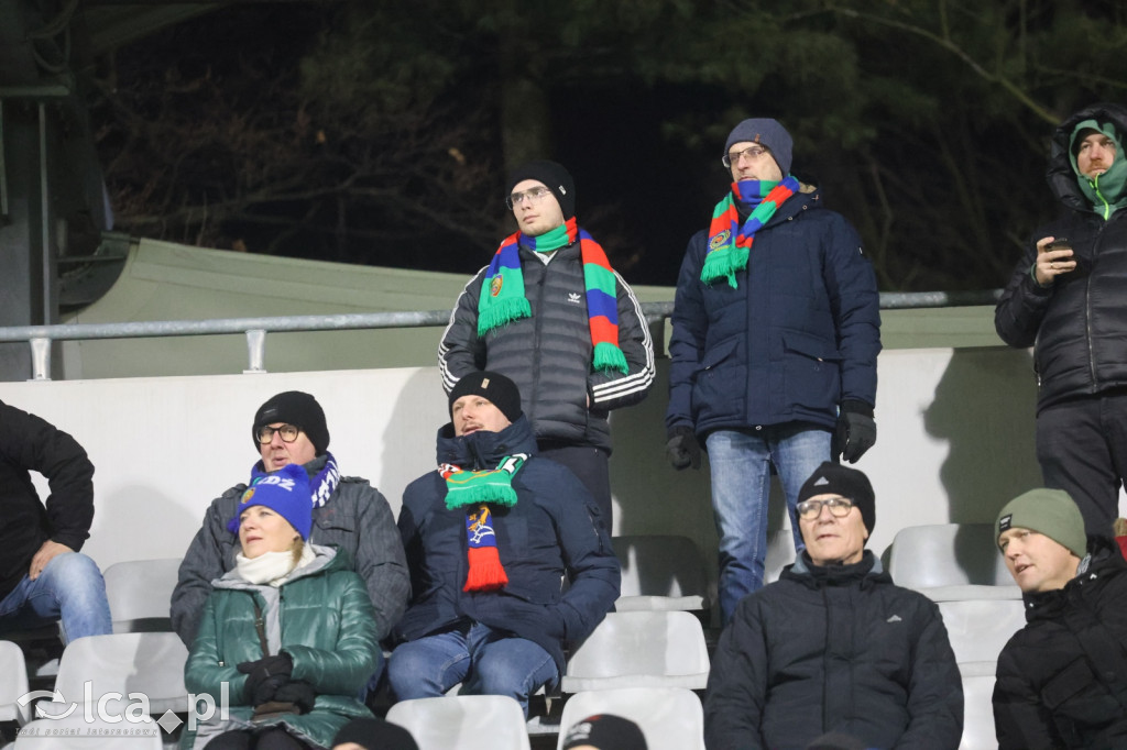 Kibice na meczu Miedzi z Tychami