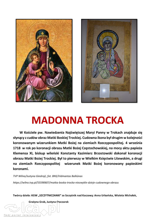 Wernisaż „Madonny Kresowe w mozaice recyklingowej”