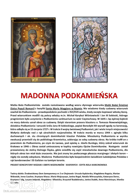 Wernisaż „Madonny Kresowe w mozaice recyklingowej”