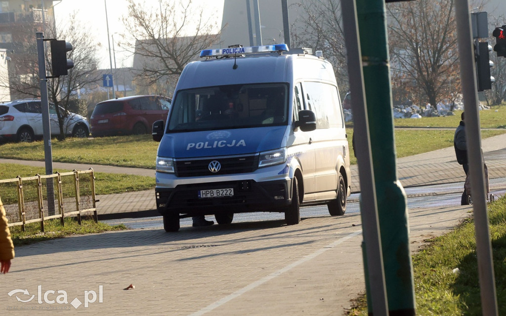 Wypadek na rondzie Niepodległości w Legnicy