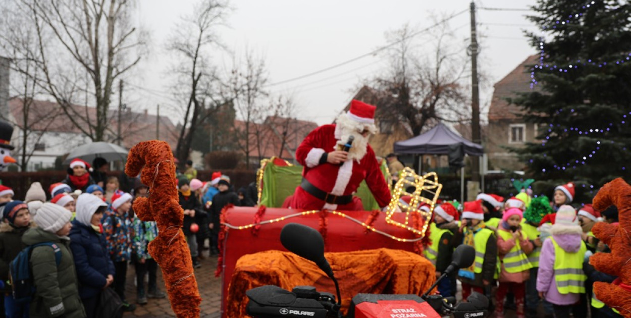 Święty Mikołaj zawitał do gminy Kunice