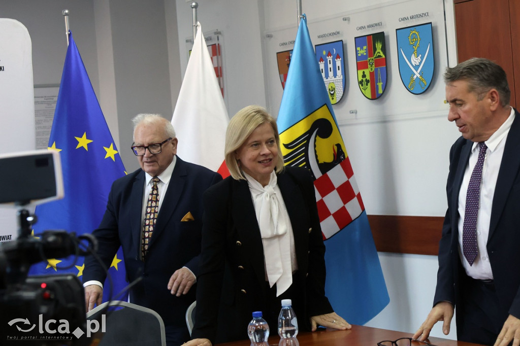 Wizyta Bożeny Żelazowskiej w powiecie legnickim