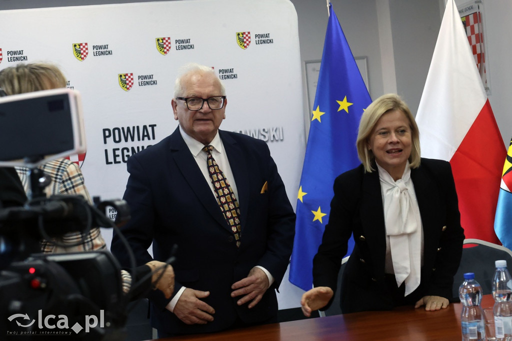 Wizyta Bożeny Żelazowskiej w powiecie legnickim