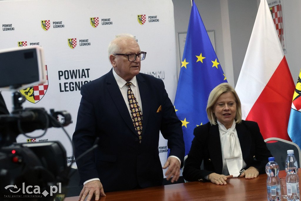 Wizyta Bożeny Żelazowskiej w powiecie legnickim