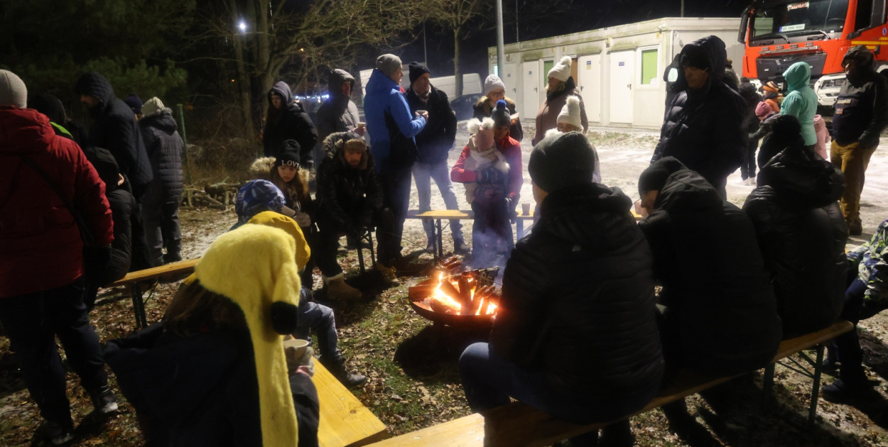 Noworoczne ognisko w Raszówce przyciągnęło tłumy