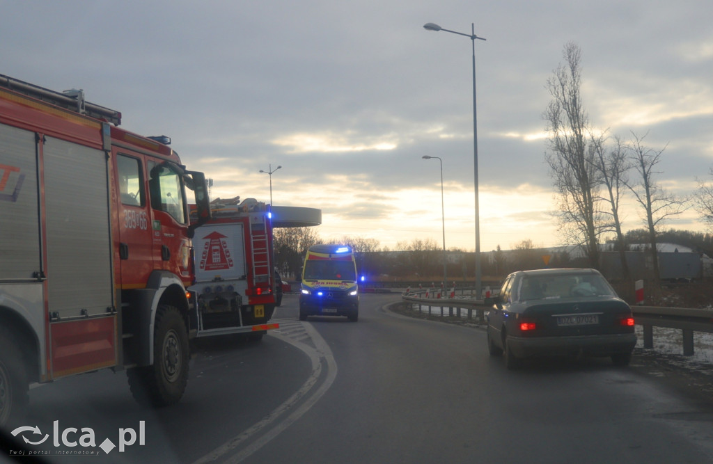 Pościg zakończony wjazdem w stację paliw