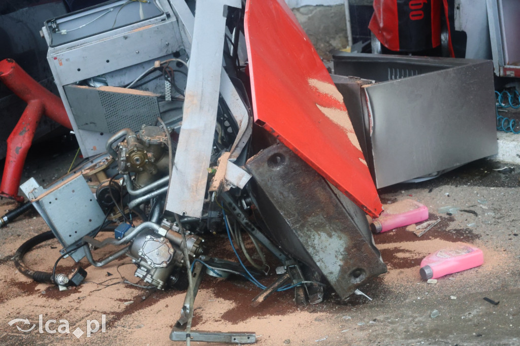 Pościg zakończony wjazdem w stację paliw