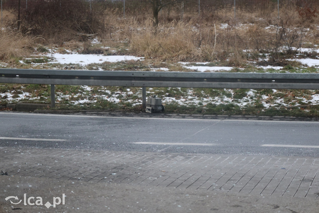 Pościg zakończony wjazdem w stację paliw