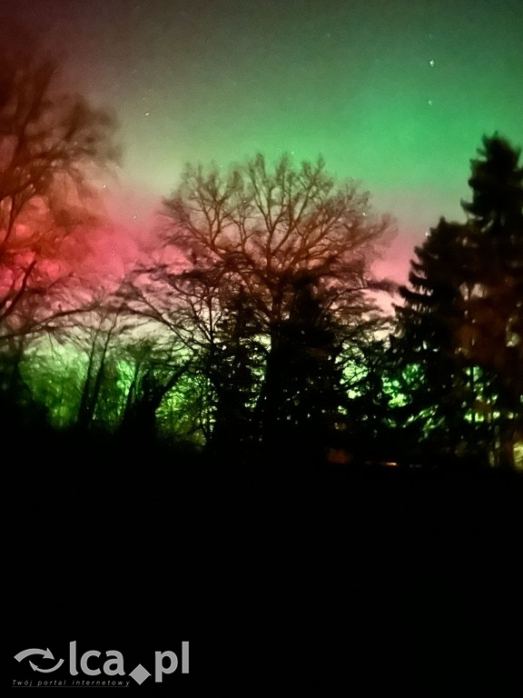 Zorza polarna w naszym regionie