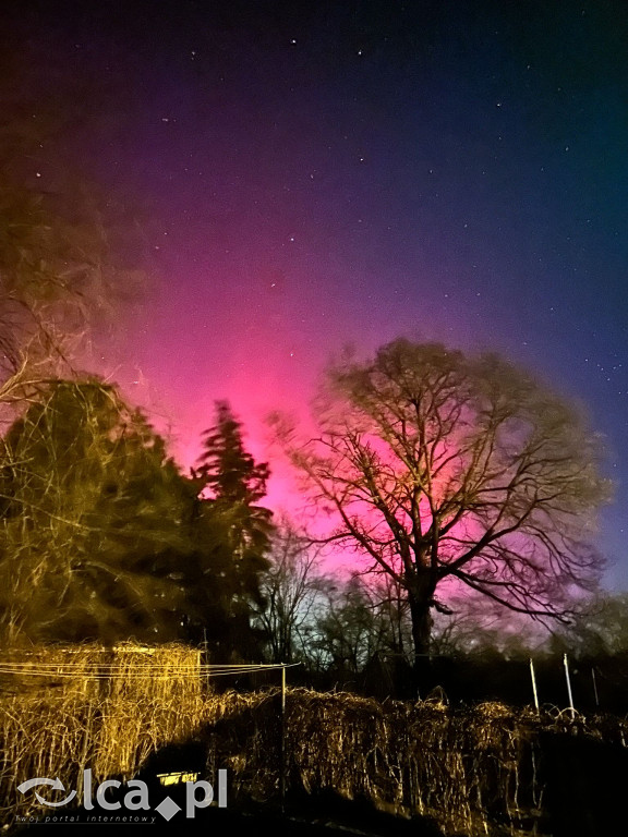 Zorza polarna w naszym regionie