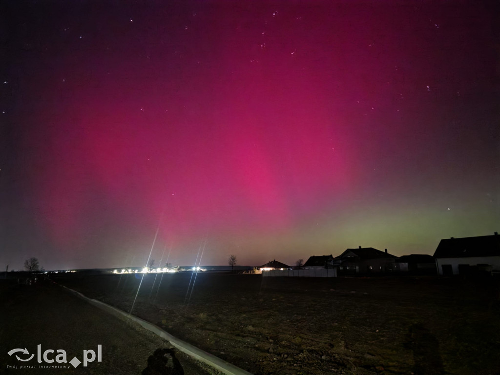 Zorza polarna w naszym regionie