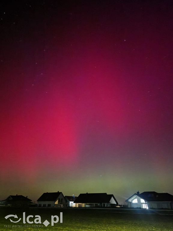 Zorza polarna w naszym regionie