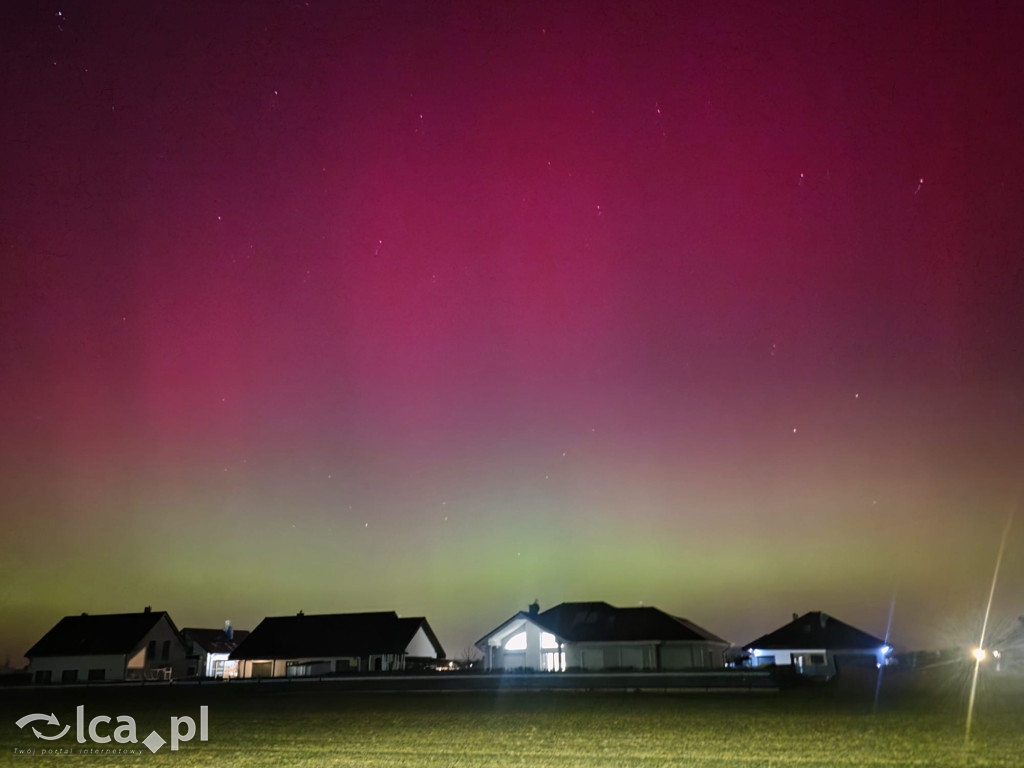 Zorza polarna w naszym regionie