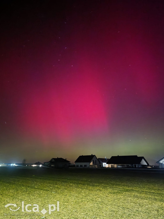 Zorza polarna w naszym regionie