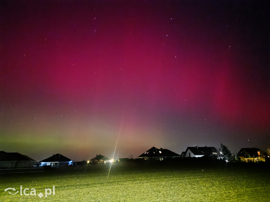 Zorza polarna w naszym regionie