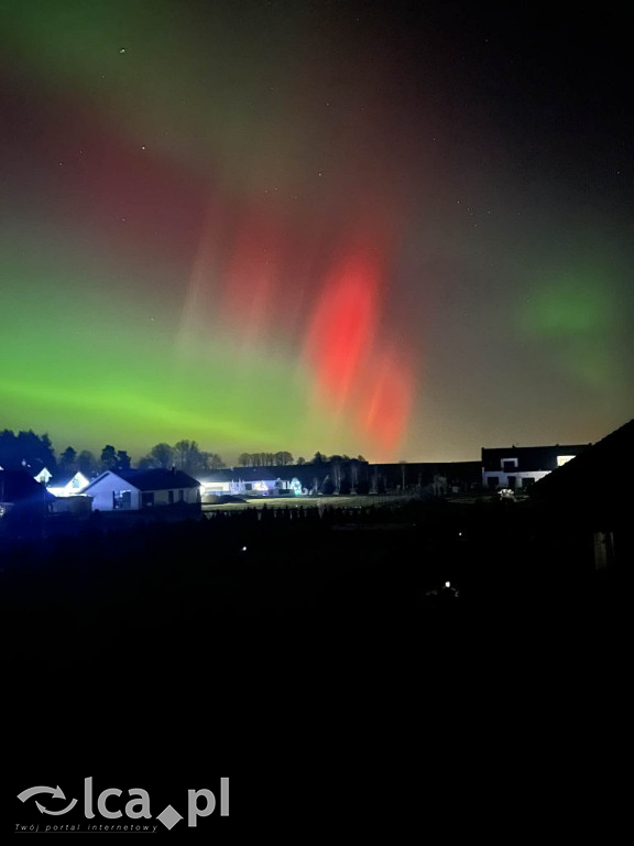 Zorza polarna w naszym regionie