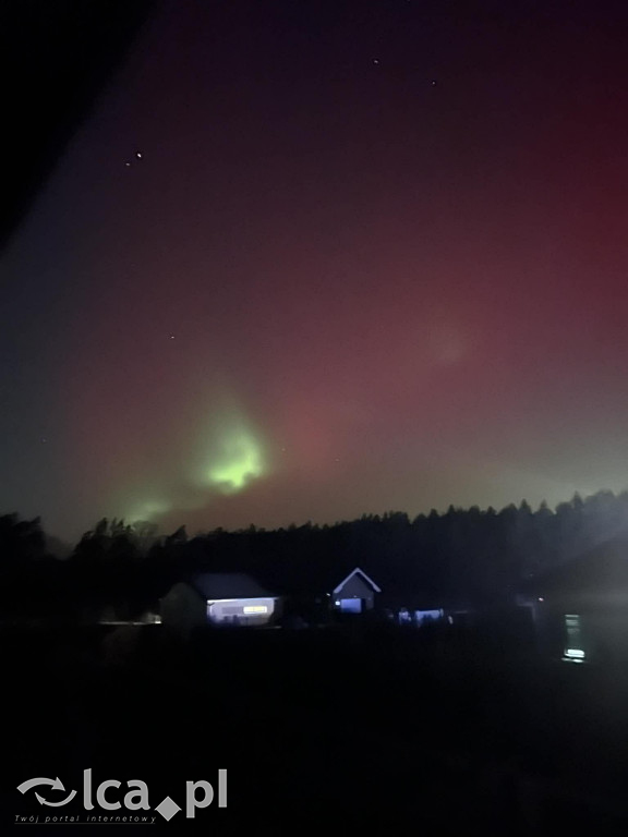 Zorza polarna w naszym regionie