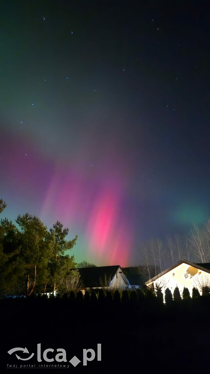 Zorza polarna w naszym regionie