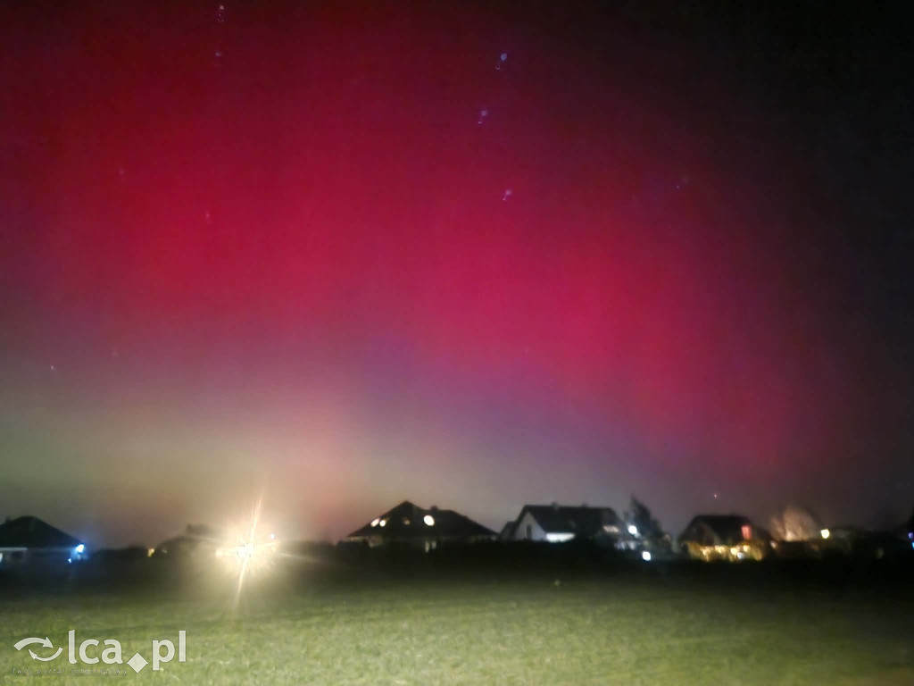 Zorza polarna w naszym regionie