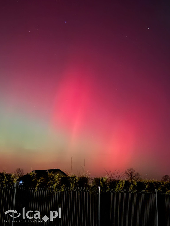 Zorza polarna w naszym regionie