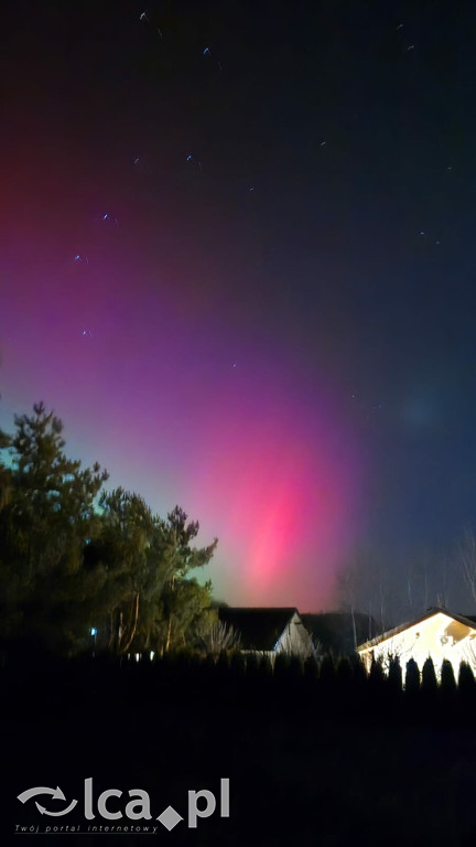 Zorza polarna w naszym regionie