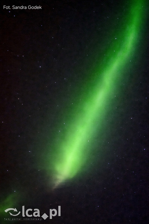 Zorza polarna w naszym regionie