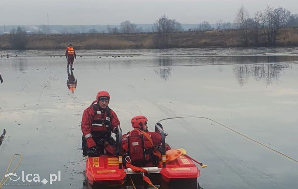 Ćwiczenia ratownictwa lodowego w Kunicach​