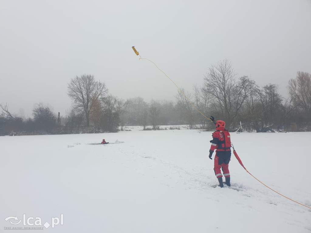 Ćwiczenia ratownictwa lodowego w Kunicach​