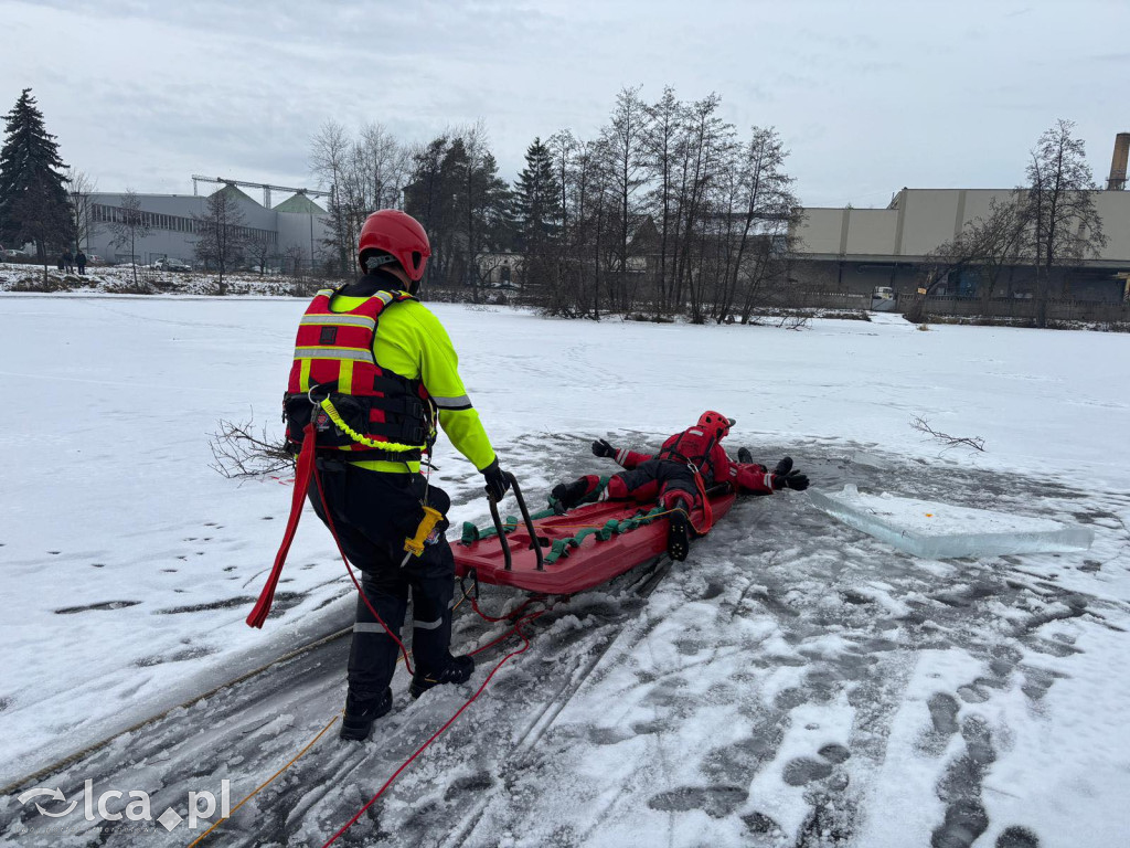 Ćwiczenia ratownictwa lodowego w Kunicach​