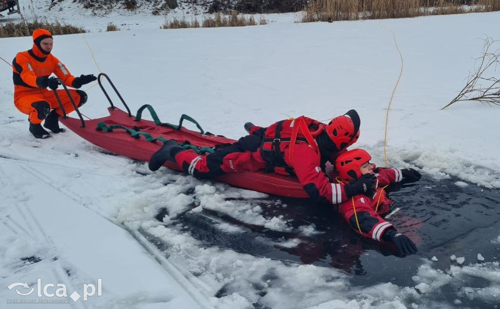 Ćwiczenia ratownictwa lodowego w Kunicach​