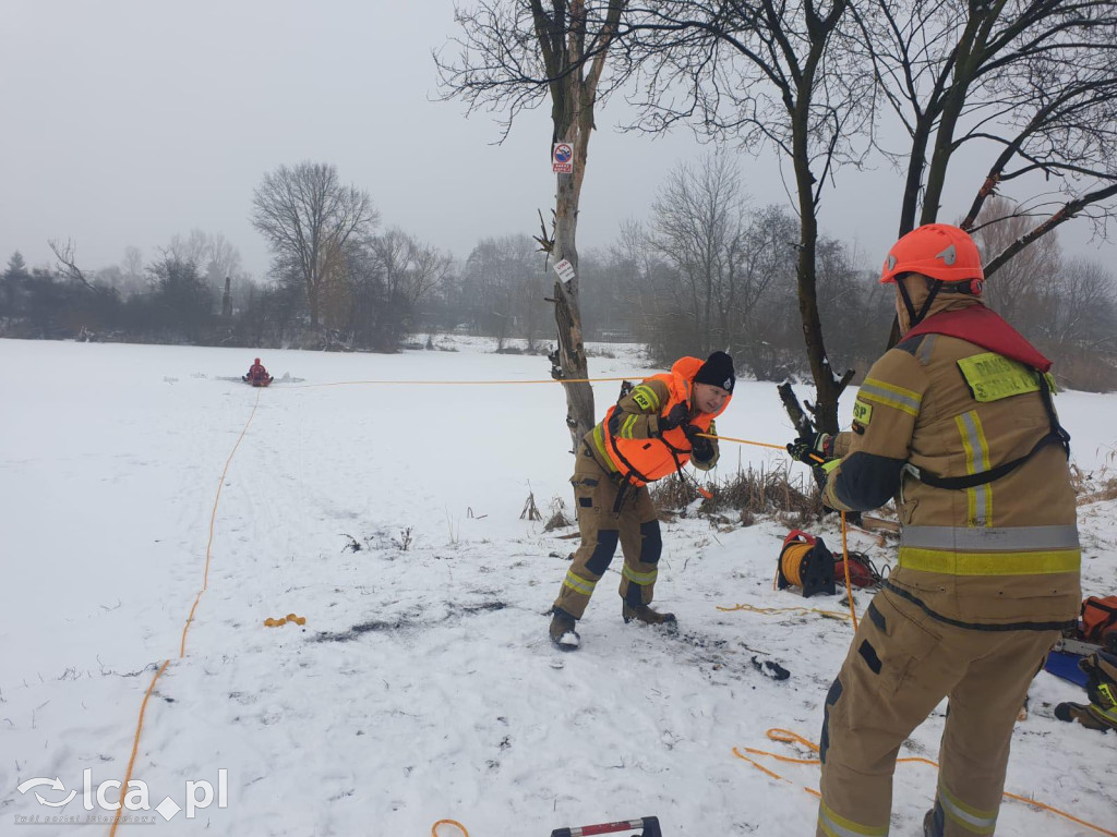 Ćwiczenia ratownictwa lodowego w Kunicach​
