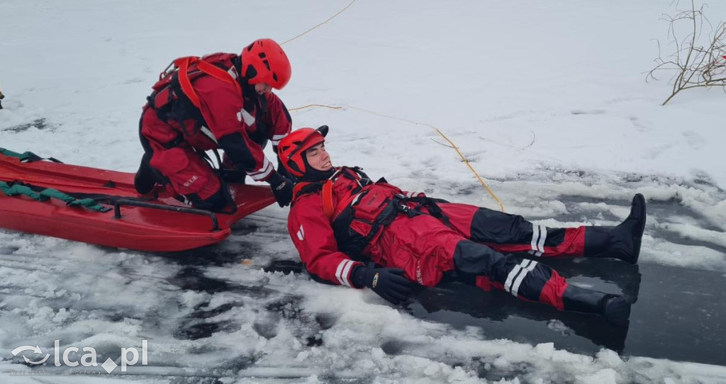 Ćwiczenia ratownictwa lodowego w Kunicach​