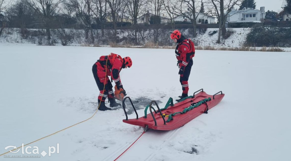 Ćwiczenia ratownictwa lodowego w Kunicach​