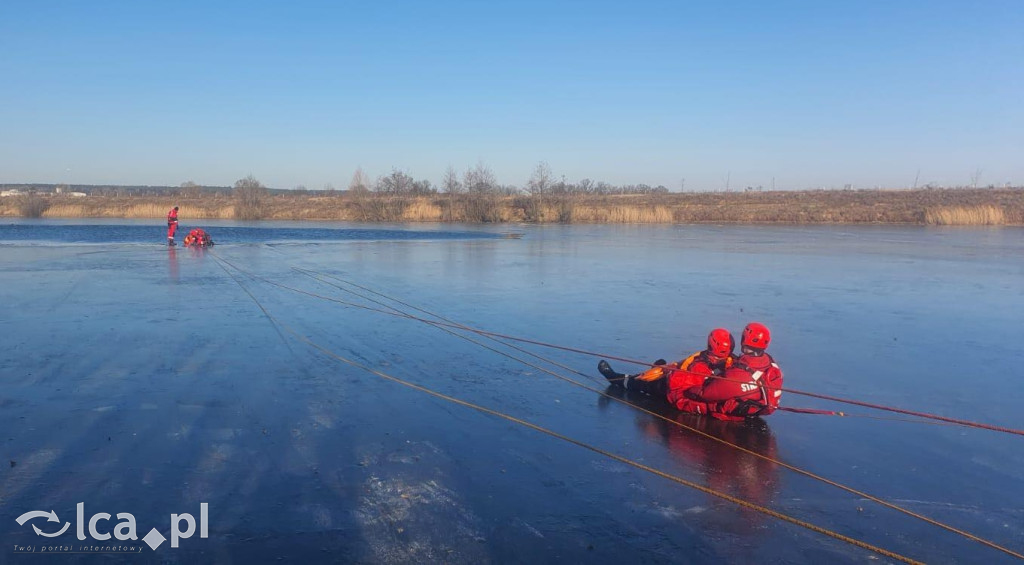 Ćwiczenia ratownictwa lodowego w Kunicach​