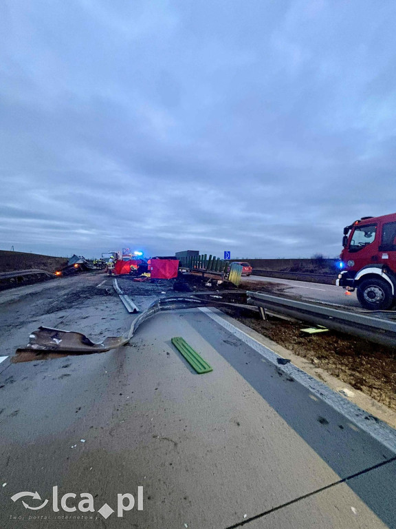 Śmiertelny wypadek na autostradzie