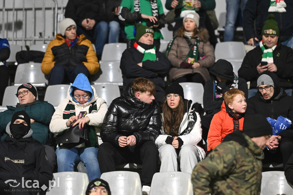 Kibice na meczu Miedź Legnica - Śląsk Wrocław