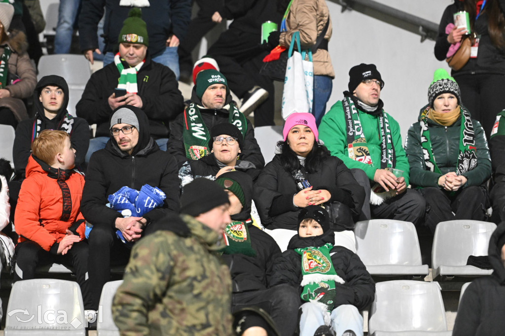 Kibice na meczu Miedź Legnica - Śląsk Wrocław
