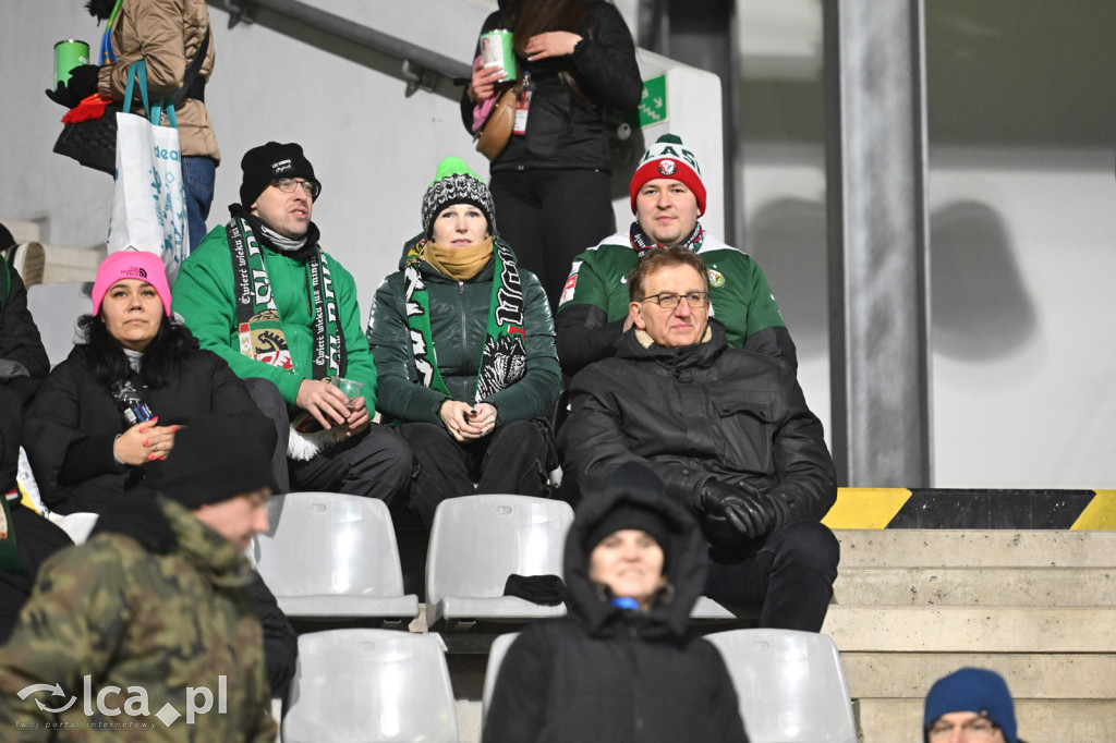 Kibice na meczu Miedź Legnica - Śląsk Wrocław