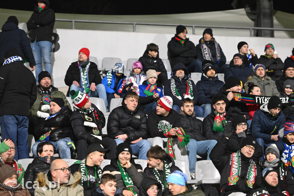 Kibice na meczu Miedź Legnica - Śląsk Wrocław