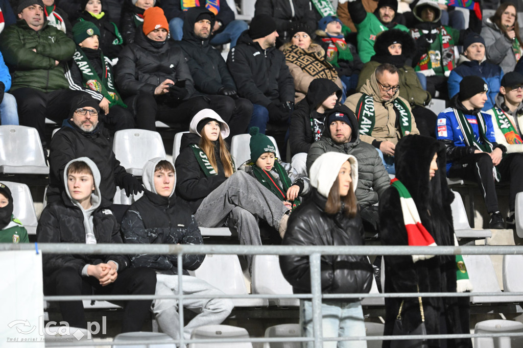Kibice na meczu Miedź Legnica - Śląsk Wrocław