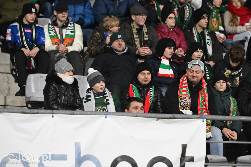 Kibice na meczu Miedź Legnica - Śląsk Wrocław