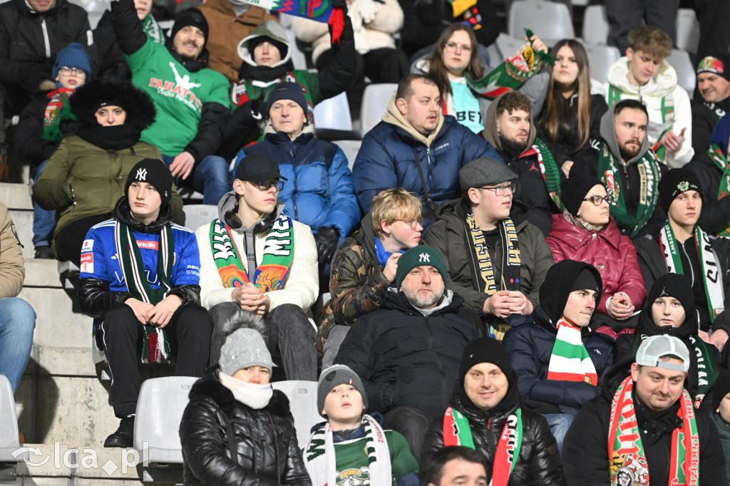 Kibice na meczu Miedź Legnica - Śląsk Wrocław