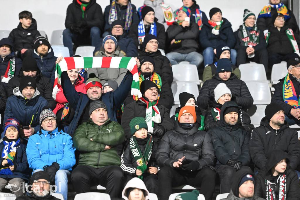 Kibice na meczu Miedź Legnica - Śląsk Wrocław