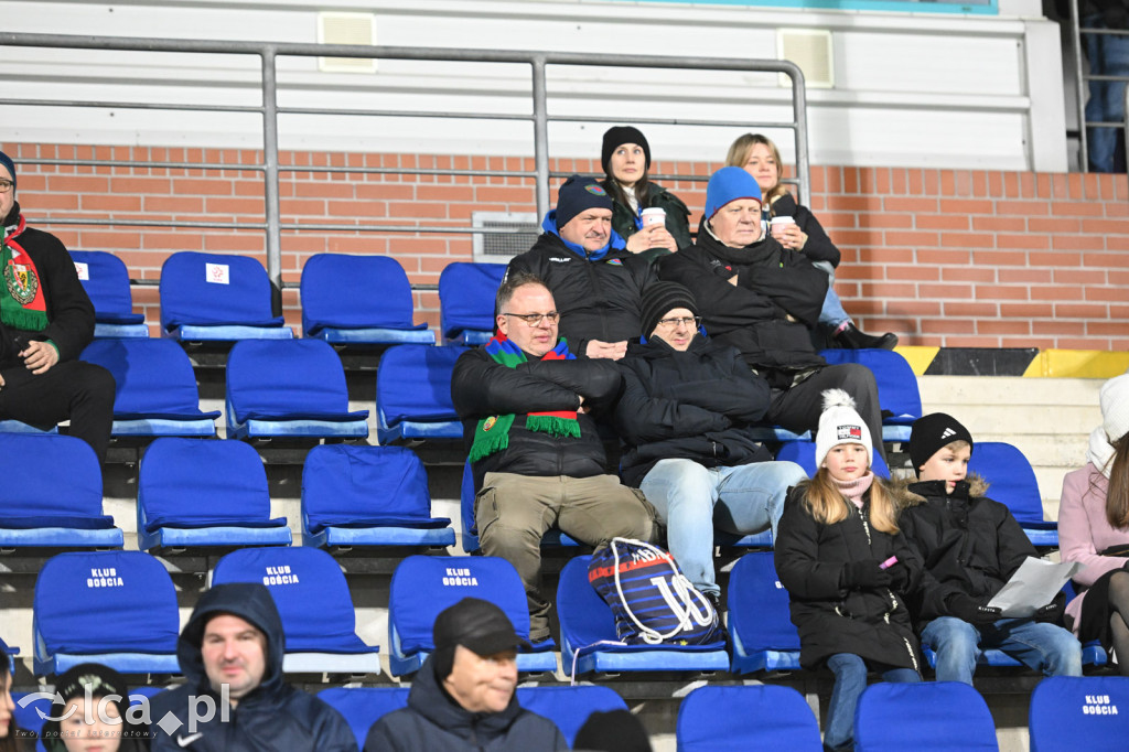 Kibice na meczu Miedź Legnica - Śląsk Wrocław
