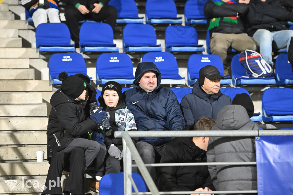 Kibice na meczu Miedź Legnica - Śląsk Wrocław