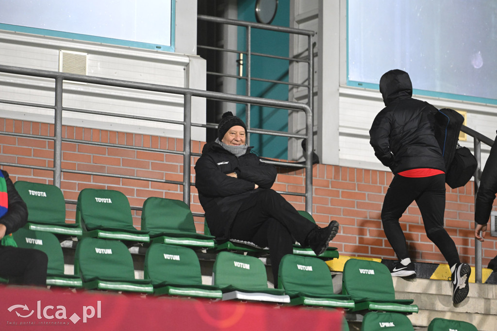 Kibice na meczu Miedź Legnica - Śląsk Wrocław