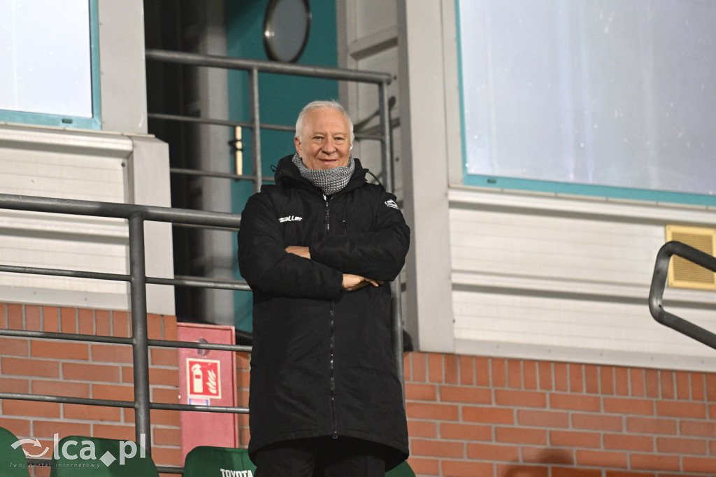 Kibice na meczu Miedź Legnica - Śląsk Wrocław