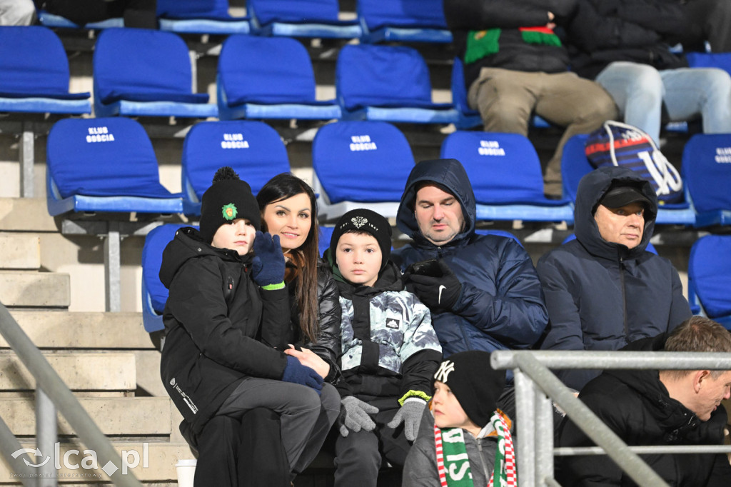 Kibice na meczu Miedź Legnica - Śląsk Wrocław